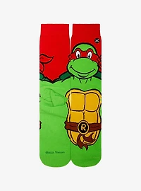 Odd Sox Teenage Mutant Ninja Turtles Raphael Portrait Crew Socks