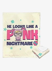 A Christmas Story Pink Nightmare Throw Blanket
