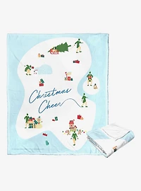 Elf Christmas Cheer Silk Touch Throw Blanket