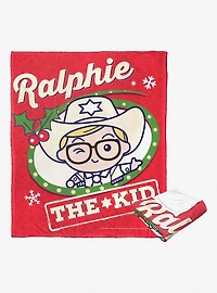 A Christmas Story The Kid Silk Touch Throw Blanket