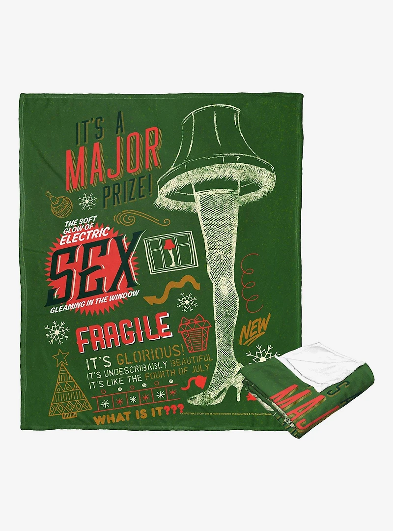 A Christmas Story The Major Prize Throw Blanket