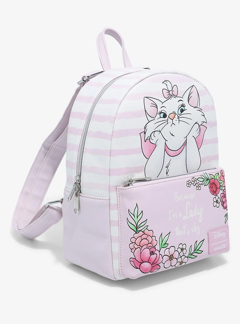 Loungefly Disney The Aristocats Marie Stripe Mini Backpack