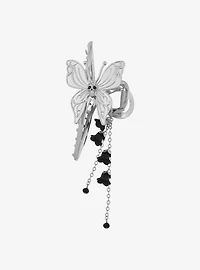 Social Collision Skull Butterfly Flower Claw Hair Clip