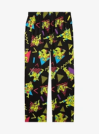 Teenage Mutant Ninja Turtles Retro Portraits Allover Print Sleep Pants - BoxLunch Exclusive