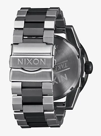 Nixon Corporal Stainless Steel Silver x Gunmetal Watch
