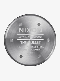 Nixon Mullet Silver x Teal Watch
