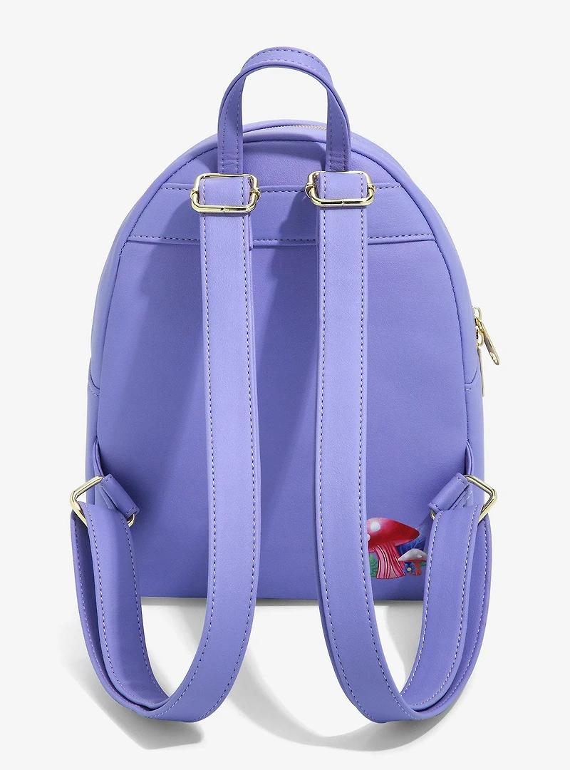 Loungefly Disney Alice In Wonderland Mushroom Caterpillar Mini Backpack