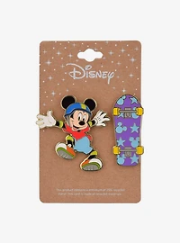 Disney Mickey Mouse Skateboarding Enamel Pin Set - BoxLunch Exclusive