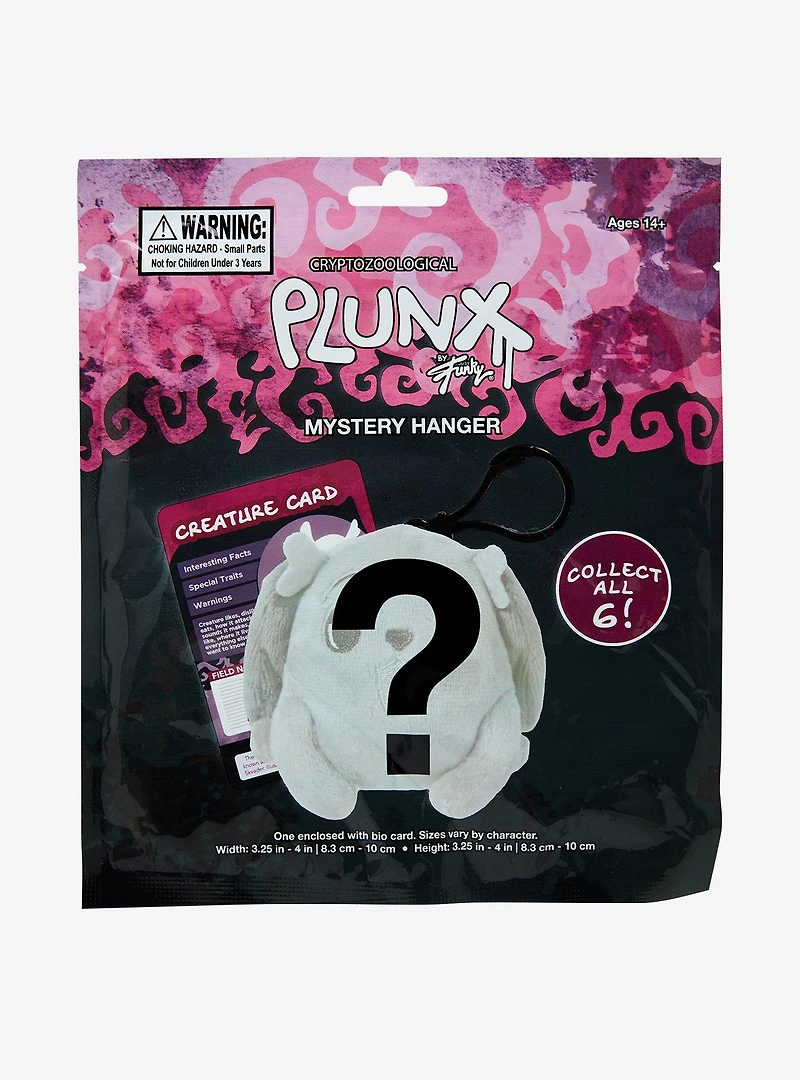 Funky Plunx Cryptozoological Plush Blind Bag Keychain - BoxLunch Exclusive