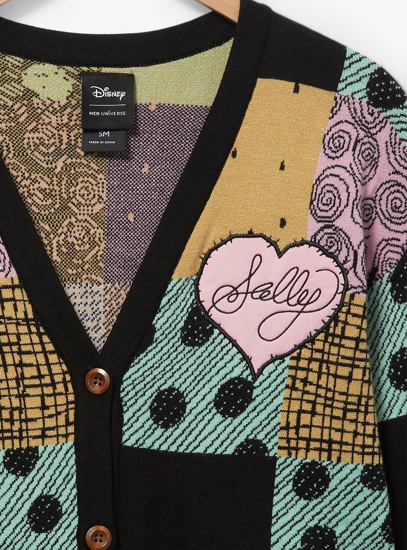 Her Universe Disney The Nightmare Before Christmas Sally Women's Patchwork Cardigan - BoxLunch Exclusive
