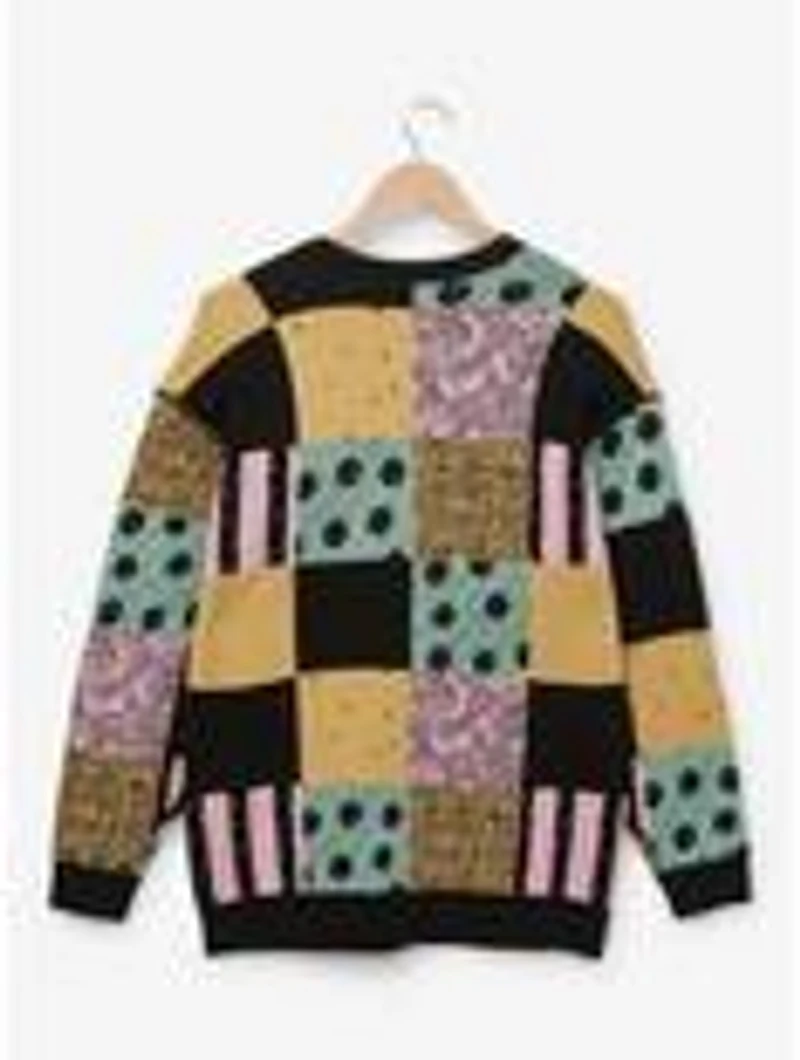 Her Universe Disney The Nightmare Before Christmas Sally Women's Patchwork Cardigan - BoxLunch Exclusive