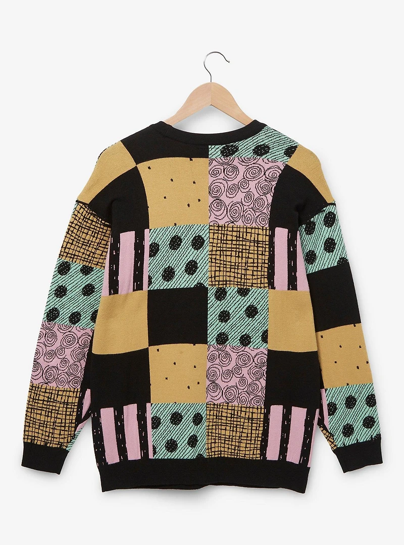 Her Universe Disney The Nightmare Before Christmas Sally Women's Patchwork Cardigan - BoxLunch Exclusive