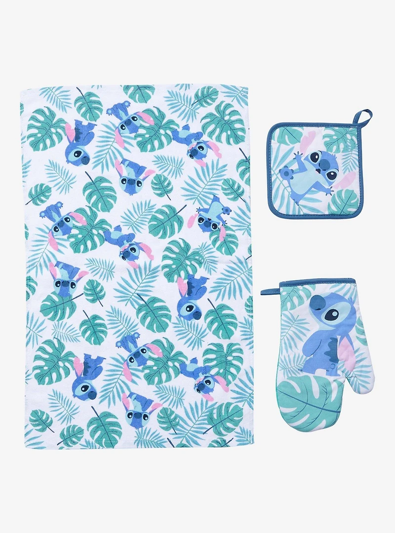 Disney Lilo & Stitch Palm Allover Print Kitchen Set - BoxLunch Exclusive