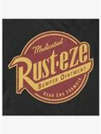 Disney Pixar Cars Rust-eze Label Womens T-Shirt