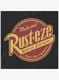 Disney Pixar Cars Rust-eze Label Womens T-Shirt