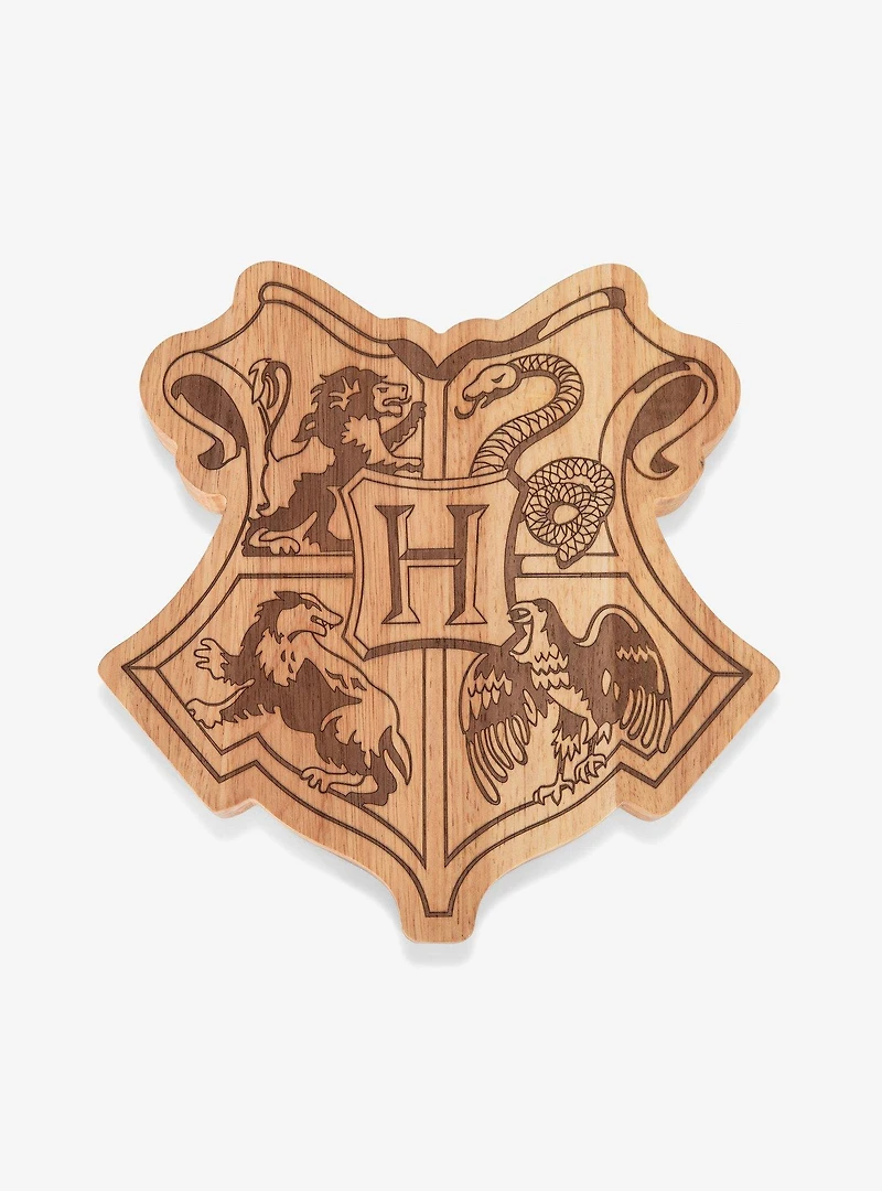 Harry Potter Hogwarts Crest Parawood Cheese Set with Tools