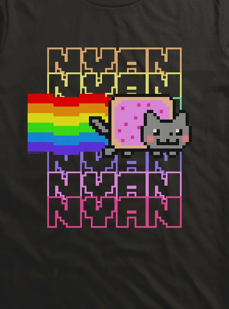 Nyan Cat Rainbow T-Shirt