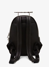 Loungefly Harry Potter Deathly Hallows Elder Wand Black Glitter Mini Backpack - BoxLunch Exclusive