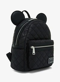 Loungefly Disney Mickey Mouse Puffer Quilt Ears Mini Backpack - BoxLunch Exclusive