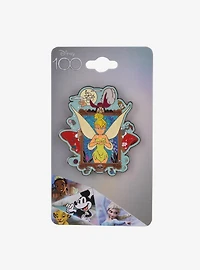 Disney 100 Peter Pan Tinker Bell Frame Enamel Pin - BoxLunch Exclusive