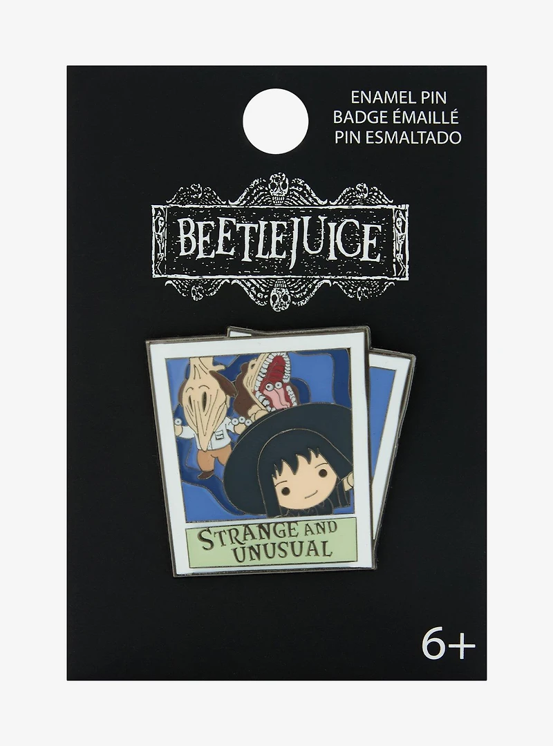 Loungefly Beetlejuice Lydia & Maitlands Polaroid Portrait Enamel Pin - BoxLunch Exclusive