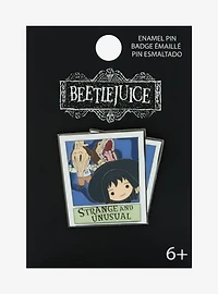 Loungefly Beetlejuice Lydia & Maitlands Polaroid Portrait Enamel Pin - BoxLunch Exclusive