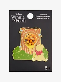Loungefly Disney Winnie the Pooh Tree Stump Dome Enamel Pin - BoxLunch Exclusive