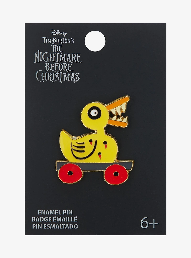 Loungefly Disney The Nightmare Before Christmas Scary Duck Enamel Pin - BoxLunch Exclusive