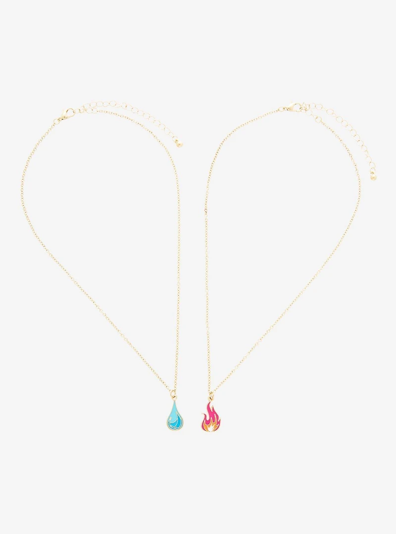 Disney Pixar Elemental Fire & Water Bestie Necklace Set - BoxLunch Exclusive