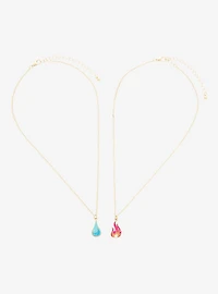 Disney Pixar Elemental Fire & Water Bestie Necklace Set - BoxLunch Exclusive