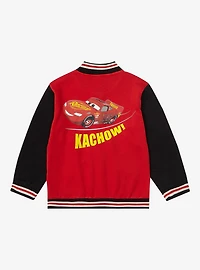Disney Pixar Cars Lightning McQueen Toddler Varsity Jacket - BoxLunch Exclusive