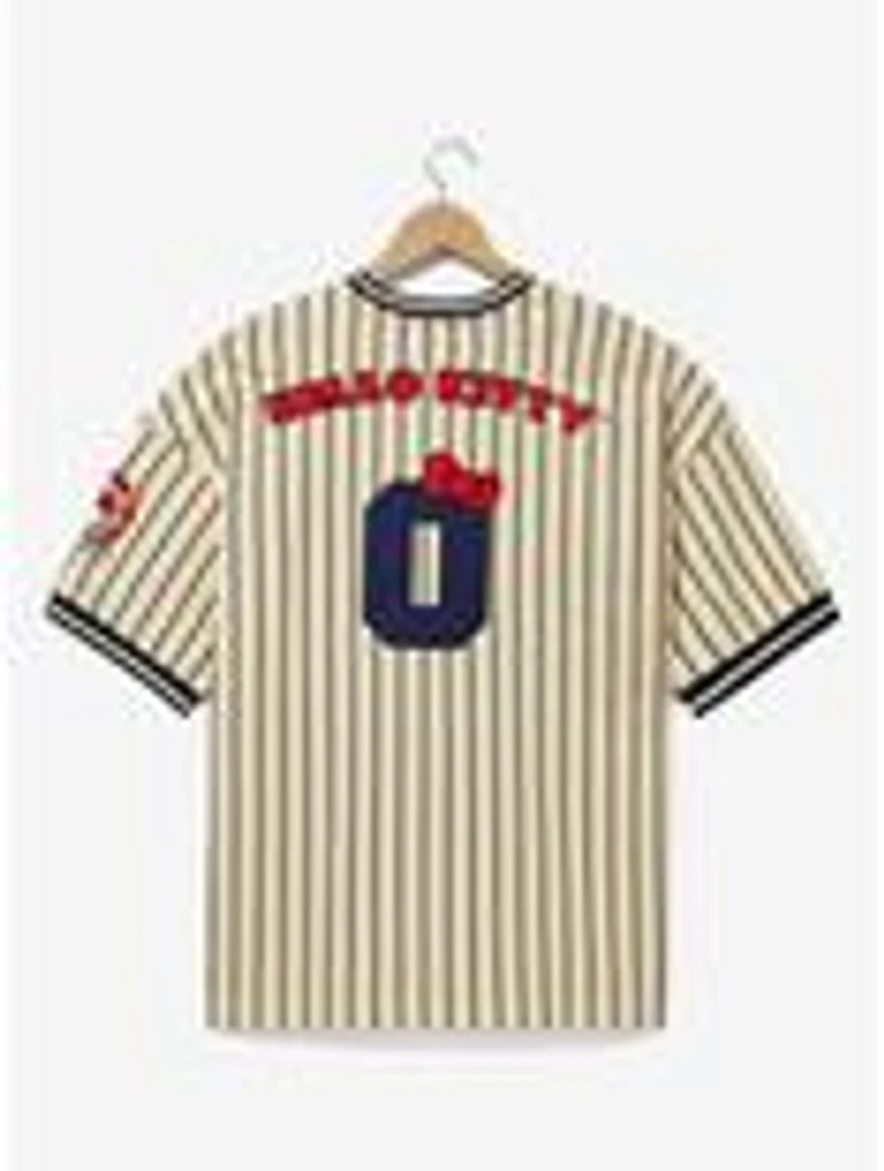 Sanrio Hello Kitty Striped Baseball Jersey - BoxLunch Exclusive