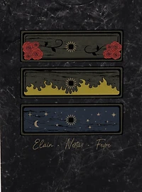 A Court of Thorns & Roses Elain, Nesta, Feyre Mineral Wash T-Shirt