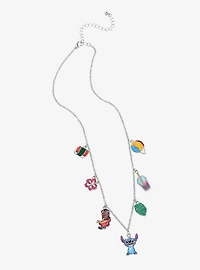 Disney Lilo & Stitch Icons Charm Necklace - BoxLunch Exclusive