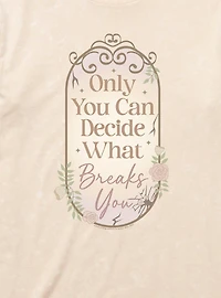 A Court Of Wings & Ruin Only You Decide What Breaks Mineral Wash T-Shirt