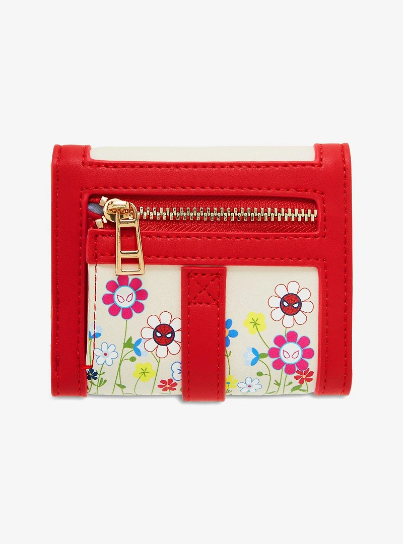 Marvel Spider-Man Floral Small Wallet - BoxLunch Exclusive