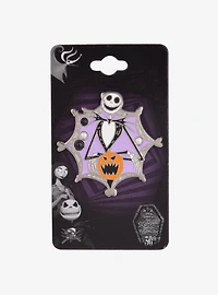 Disney The Nightmare Before Christmas Jack Skellington Pearl Enamel Pin - BoxLunch Exclusive