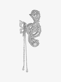 Music Note Bling Chain Claw Hair Clip