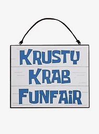 SpongeBob SquarePants Krusty Krab Unfair Door Sign