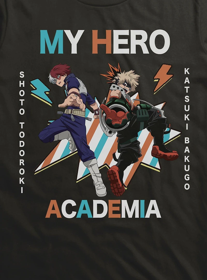 My Hero Academia Bakugo And Todoroki Team Up T-Shirt