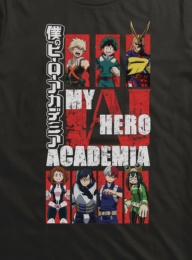 My Hero Academia Class 1-A UA Heroes And All Might T-Shirt
