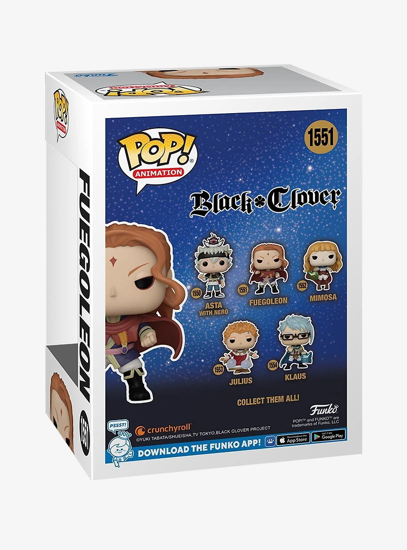Funko Pop! Animation Black Clover Fuegoleon Vinyl Figure