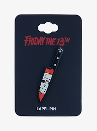 Friday the 13th Knife Portrait Enamel Pin - BoxLunch Exclusive