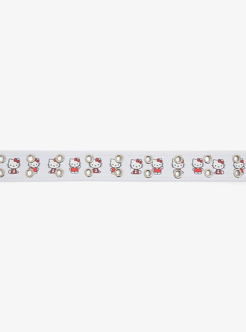 Hello Kitty Two Row Grommet Belt