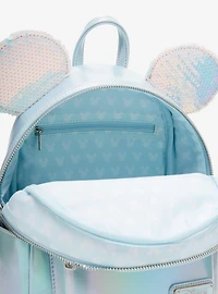 Loungefly Disney Minnie Mouse Iridescent Sequin Ears Mini Backpack - BoxLunch Exclusive