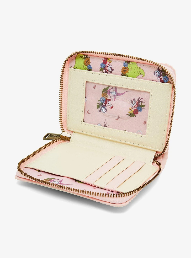 Loungefly Disney The Nightmare Before Christmas Jack & Sally Floral Wallet - BoxLunch Exclusive