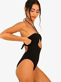Dippin' Daisy's Wave Rider Swim One Piece Black