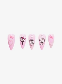 Hello Kitty Snacks Faux Nail Set