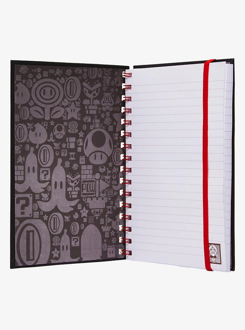 Super Mario Bros. Character Grid Hardcover Journal
