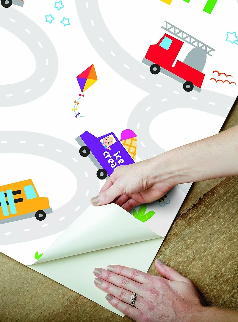 CoComelon Road Map Peel & Stick Wallpaper
